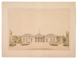 Facade of Chateau de Neuilly